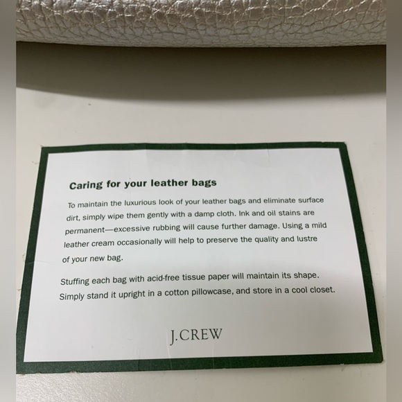 Borge Garveri for J.Crew Soft Metallic Pebbled Leather Tote Bag - Picture 3 of 16